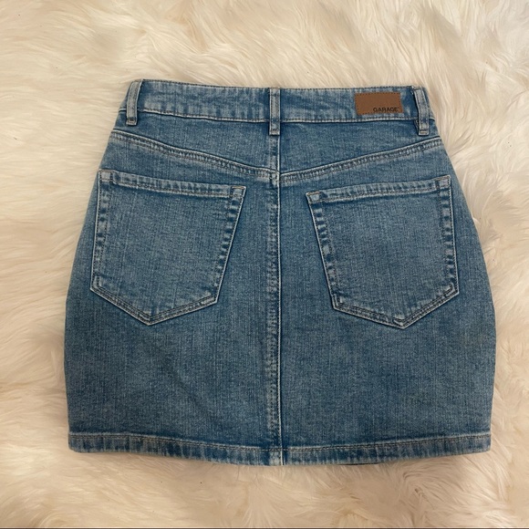 Garage Denim Zip Up Skirt - Picture 6 of 6